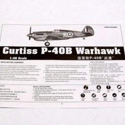 02807 | Trumpeter 1/48 P-40 Warhawk (Tomahawk II A) Fighter Scaled Plastic Model Kit -Trumpeter Sales Shop TRU 02807 56 1200x800 1