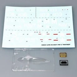 02834 | Trumpeter 1/48 US Navy F9F-3 Panther Fighter Jet Scaled Plastic Model Kit -Trumpeter Sales Shop TRU 02834 68 1200x800 1