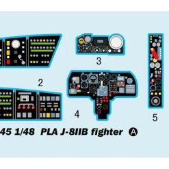 02845 | Trumpeter 1/48 PLA J-8B Fighter Jet Scaled Plastic Model Kit -Trumpeter Sales Shop TRU 02845 53 1200x800 1