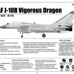 02848 | Trumpeter 1/48 PLAAF J-10B Vigorous Dragon Fighter Jet Scaled Plastic Model Kit -Trumpeter Sales Shop TRU 02848 07 1200x800 1