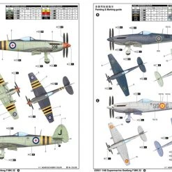 02851 | Trumpeter 1/48 Supermarine Seafang F.MK.32 Fighter Scaled Plastic Model Kit -Trumpeter Sales Shop TRU 02851 54 1200x800 1
