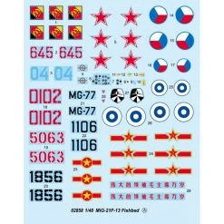 02858 | Trumpeter 1/48 MiG-21F-13 Fishbed Jet Scaled Plastic Model Kit -Trumpeter Sales Shop TRU 02858 54 1200x800 1