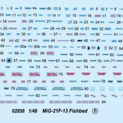 02858 | Trumpeter 1/48 MiG-21F-13 Fishbed Jet Scaled Plastic Model Kit -Trumpeter Sales Shop TRU 02858 55 1200x800 1