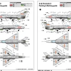 02860 | Trumpeter 1/48 J-7B Fighter Jet Scaled Plastic Model Kit -Trumpeter Sales Shop TRU 02860 56 1200x800 1
