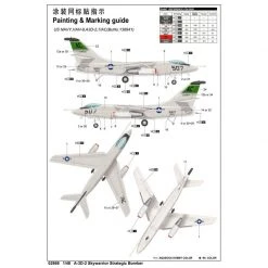 02868 | Trumpeter 1/48 A-3D-2 Skywarrior Strategic Bomber Scaled Plastic Model Kit -Trumpeter Sales Shop TRU 02868 56 1200x800 1