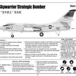 02868 | Trumpeter 1/48 A-3D-2 Skywarrior Strategic Bomber Scaled Plastic Model Kit -Trumpeter Sales Shop TRU 02868 57 1200x800 1