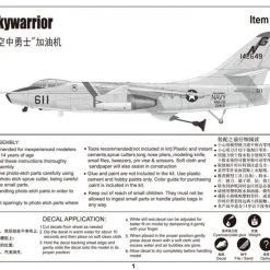 02869 | Trumpeter 1/48 KA-3B-2 Skywarrior Strategic Bomber Scaled Plastic Model Kit -Trumpeter Sales Shop TRU 02869 11 1200x800 1