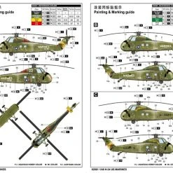 02881 | Trumpeter 1/48 H-34 US Marines Helicopter Scaled Plastic Model Kit -Trumpeter Sales Shop TRU 02881 03 1200x800 1