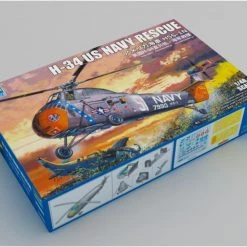 02882 | Trumpeter 1/48 H-34 Navy Rescue Helicopter Scaled Plastic Model Kit -Trumpeter Sales Shop TRU 02882 02 1200x800 1