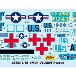 02883 | Trumpeter 1/48 US CH-34 Army Rescue Helicopter Scaled Plastic Model Kit 16 02883 | Trumpeter 1/48 US CH-34 Army Rescue Helicopter Scaled Plastic Model Kit -Trumpeter Sales Shop TRU 02883 02 1200x800 1