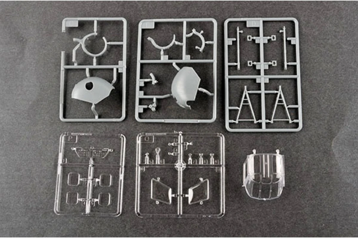 02883 | Trumpeter 1/48 US CH-34 Army Rescue Helicopter Scaled Plastic Model Kit 13 02883 | Trumpeter 1/48 US CH-34 Army Rescue Helicopter Scaled Plastic Model Kit - Image 11