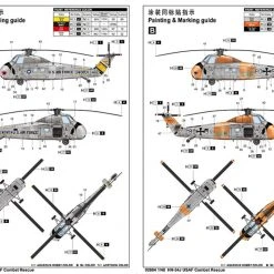 02884 | Trumpeter 1/48 US HH-34J Air Force Rescue Helicopter Scaled Plastic Model Kit -Trumpeter Sales Shop TRU 02884 03 1200x800 1