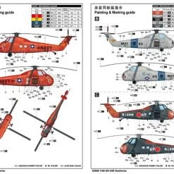 02886 | Trumpeter 1/48 UH-34D Seahorse Scaled Plastic Model Kit -Trumpeter Sales Shop TRU 02886 03 1200x800 1