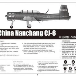 02887 | Trumpeter 1/48 Chinese Nanchang CJ-6 Trainer Scaled Plastic Model Kit -Trumpeter Sales Shop TRU 02887 55 1200x800 1