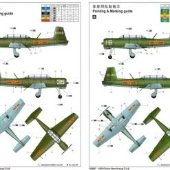 02887 | Trumpeter 1/48 Chinese Nanchang CJ-6 Trainer Scaled Plastic Model Kit -Trumpeter Sales Shop TRU 02887 59 1200x800 1