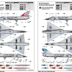 02891 | Trumpeter 1/48 F-106A Delta Dart Jet Scaled Plastic Model Kit -Trumpeter Sales Shop TRU 02891 54 1200x800 1