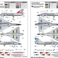 02892 | Trumpeter 1/48 F-106B Delta Dart Jet Scaled Plastic Model Kit -Trumpeter Sales Shop TRU 02892 55 1200x800 1