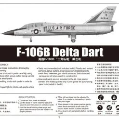 02892 | Trumpeter 1/48 F-106B Delta Dart Jet Scaled Plastic Model Kit -Trumpeter Sales Shop TRU 02892 56 1200x800 1