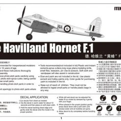 02893 | Trumpeter 1/48 De Havilland Hornet F.1 Fighter Scaled Plastic Model Kit -Trumpeter Sales Shop TRU 02893 56 1200x800 1