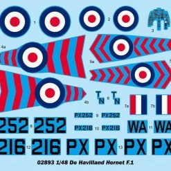 02893 | Trumpeter 1/48 De Havilland Hornet F.1 Fighter Scaled Plastic Model Kit -Trumpeter Sales Shop TRU 02893 59 1200x800 1