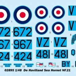 02895 | Trumpeter 1/48 De Havilland Sea Hornet NF.21 Fighter Scaled Plastic Model Kit -Trumpeter Sales Shop TRU 02895 53 1200x800 1