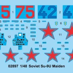 02897 | Trumpeter 1/48 Soviet Su-9U Maiden Jet Scaled Plastic Model Kit -Trumpeter Sales Shop TRU 02897 60 1200x800 1