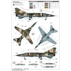 03211 | Trumpeter 1/32 MiG-23MLD Flogger-K Fighter Jet Scaled Plastic Model Kit -Trumpeter Sales Shop TRU 03211 07 1200x800 1