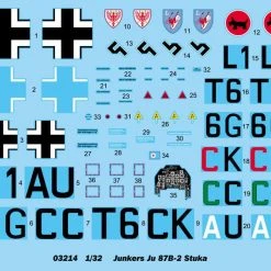 03214 | Trumpeter 1/32 Junkers Ju-87B-2 Stuka Bomber Scaled Plastic Model Kit -Trumpeter Sales Shop TRU 03214 61 1200x800 1