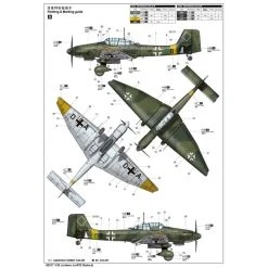 03217 | Trumpeter 1/32 Junkers Ju-87D Stuka Bomber Scaled Plastic Model Kit -Trumpeter Sales Shop TRU 03217 05 1200x800 1