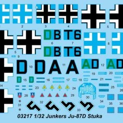 03217 | Trumpeter 1/32 Junkers Ju-87D Stuka Bomber Scaled Plastic Model Kit -Trumpeter Sales Shop TRU 03217 08 1200x800 1