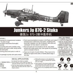03218 | Trumpeter 1/32 Junkers Ju-87G-2 Stuka Bomber Scaled Plastic Model Kit -Trumpeter Sales Shop TRU 03218 58 1200x800 1