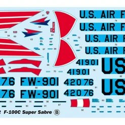 03221 | Trumpeter 1/32 USAF F-100C Super Sabre Fighter Jet Scaled Plastic Model Kit 25 03221 | Trumpeter 1/32 USAF F-100C Super Sabre Fighter Jet Scaled Plastic Model Kit -Trumpeter Sales Shop TRU 03221 03 1200x800 1