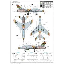 03221 | Trumpeter 1/32 USAF F-100C Super Sabre Fighter Jet Scaled Plastic Model Kit 28 03221 | Trumpeter 1/32 USAF F-100C Super Sabre Fighter Jet Scaled Plastic Model Kit -Trumpeter Sales Shop TRU 03221 06 1200x800 1