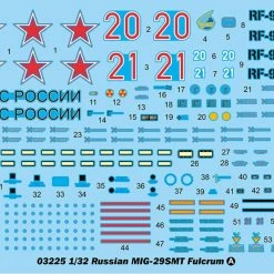 03225 | Trumpeter 1/32 Russian MIG-29SMT Fulcrum Fighter Jet Scaled Plastic Model Kit -Trumpeter Sales Shop TRU 03225 03 1200x800 1