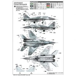 03225 | Trumpeter 1/32 Russian MIG-29SMT Fulcrum Fighter Jet Scaled Plastic Model Kit -Trumpeter Sales Shop TRU 03225 06 1200x800 1