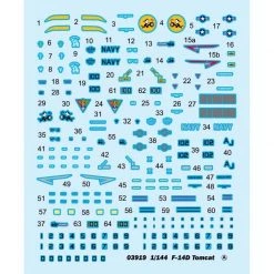 03919 | Trumpeter 1/144 F-14D Tomcat Fighter Jet Scaled Plastic Model Kit -Trumpeter Sales Shop TRU 03919 53 1200x800 1