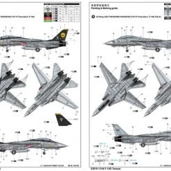 03919 | Trumpeter 1/144 F-14D Tomcat Fighter Jet Scaled Plastic Model Kit -Trumpeter Sales Shop TRU 03919 59 1200x800 1