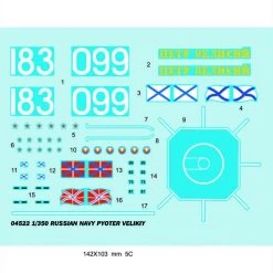 04522 | Trumpeter 1/350 Russian Pyotr Velikiy Heavy Cruiser Plastic Model Kit -Trumpeter Sales Shop TRU 04522 55 1200x800 1