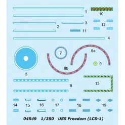 04549 | Trumpeter 1/350 USS Freedom LCS-1 Plastic Model Kit -Trumpeter Sales Shop TRU 04549 07 1200x800 1