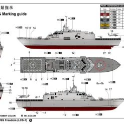 04549 | Trumpeter 1/350 USS Freedom LCS-1 Plastic Model Kit -Trumpeter Sales Shop TRU 04549 08 1200x800 1