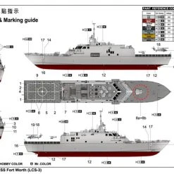 04553 | Trumpeter 1/350 USS Fort Worth LCS-3 Frigate Plastic Model Kit -Trumpeter Sales Shop TRU 04553 60 1200x800 1