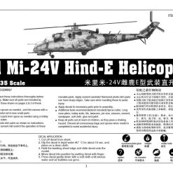 05103 | Trumpeter 1/35 Mil MI-24V Hind-E Helicopter Scaled Plastic Model Kit -Trumpeter Sales Shop TRU 05103 52 1200x800 1