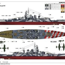 05318 | Trumpeter 1/350 Italian RN Roma Navy Battleship Plastic Model Kit -Trumpeter Sales Shop TRU 05318 54 1200x800 1