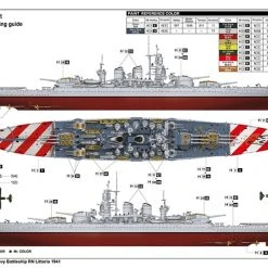 05319 | Trumpeter 1/350 Italian RN Littorio 1941 Battleship Scaled Plastic Model Kit -Trumpeter Sales Shop TRU 05319 04 1200x800 1