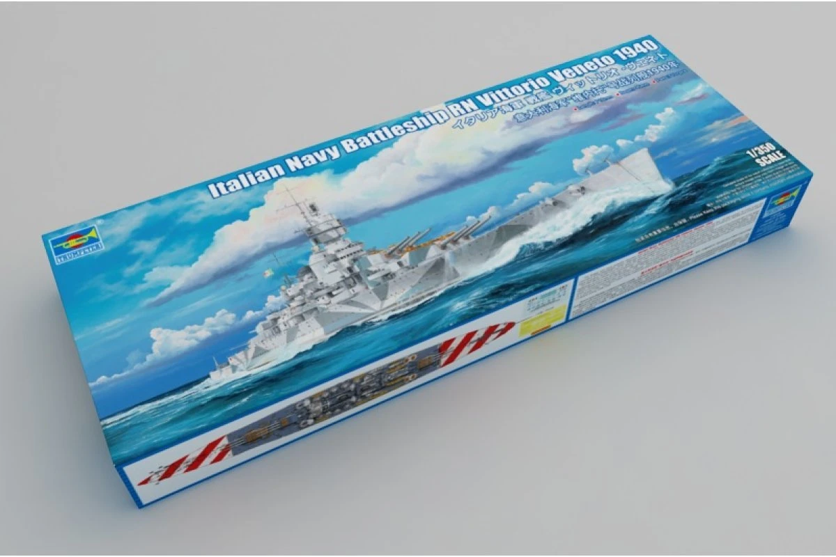 05320 | Trumpeter 1/350 Italian 1940 RN Vittorio Veneto Navy Battleship Scaled Model Kit 4 05320 | Trumpeter 1/350 Italian 1940 RN Vittorio Veneto Navy Battleship Scaled Model Kit - Image 2