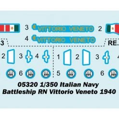 05320 | Trumpeter 1/350 Italian 1940 RN Vittorio Veneto Navy Battleship Scaled Model Kit 16 05320 | Trumpeter 1/350 Italian 1940 RN Vittorio Veneto Navy Battleship Scaled Model Kit -Trumpeter Sales Shop TRU 05320 03 1200x800 1