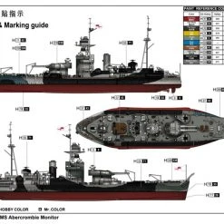 05336 | Trumpeter 1/350 HMS Abercrombie Monitor Battleship Plastic Model Kit -Trumpeter Sales Shop TRU 05336 54 1200x800 1