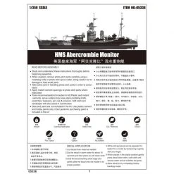 05336 | Trumpeter 1/350 HMS Abercrombie Monitor Battleship Plastic Model Kit -Trumpeter Sales Shop TRU 05336 56 1200x800 1