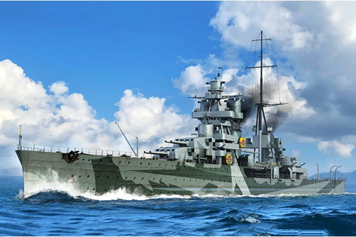 05349 | Trumpeter 1/350 Italian Heavy Cruiser Gorizia Scaled Plastic Model Kit 3 05349 | Trumpeter 1/350 Italian Heavy Cruiser Gorizia Scaled Plastic Model Kit