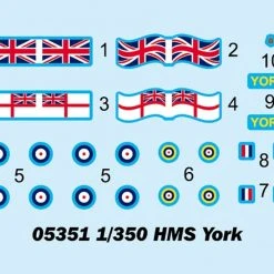 05351 | Trumpeter 1/350 HMS York Heavy Cruiser Plastic Model Kit 9 05351 | Trumpeter 1/350 HMS York Heavy Cruiser Plastic Model Kit -Trumpeter Sales Shop TRU 05351 03 1200x800 1